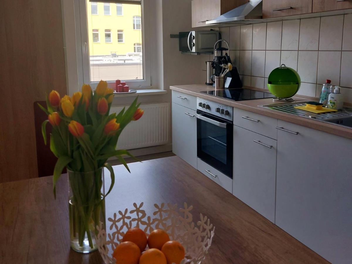 Schoene Zwei-Zimmer-Wohnung "W2" Mit 4 Einzelbetten Und Wlan In Zwenkau Bei Leipzig Im Neuseenland エクステリア 写真