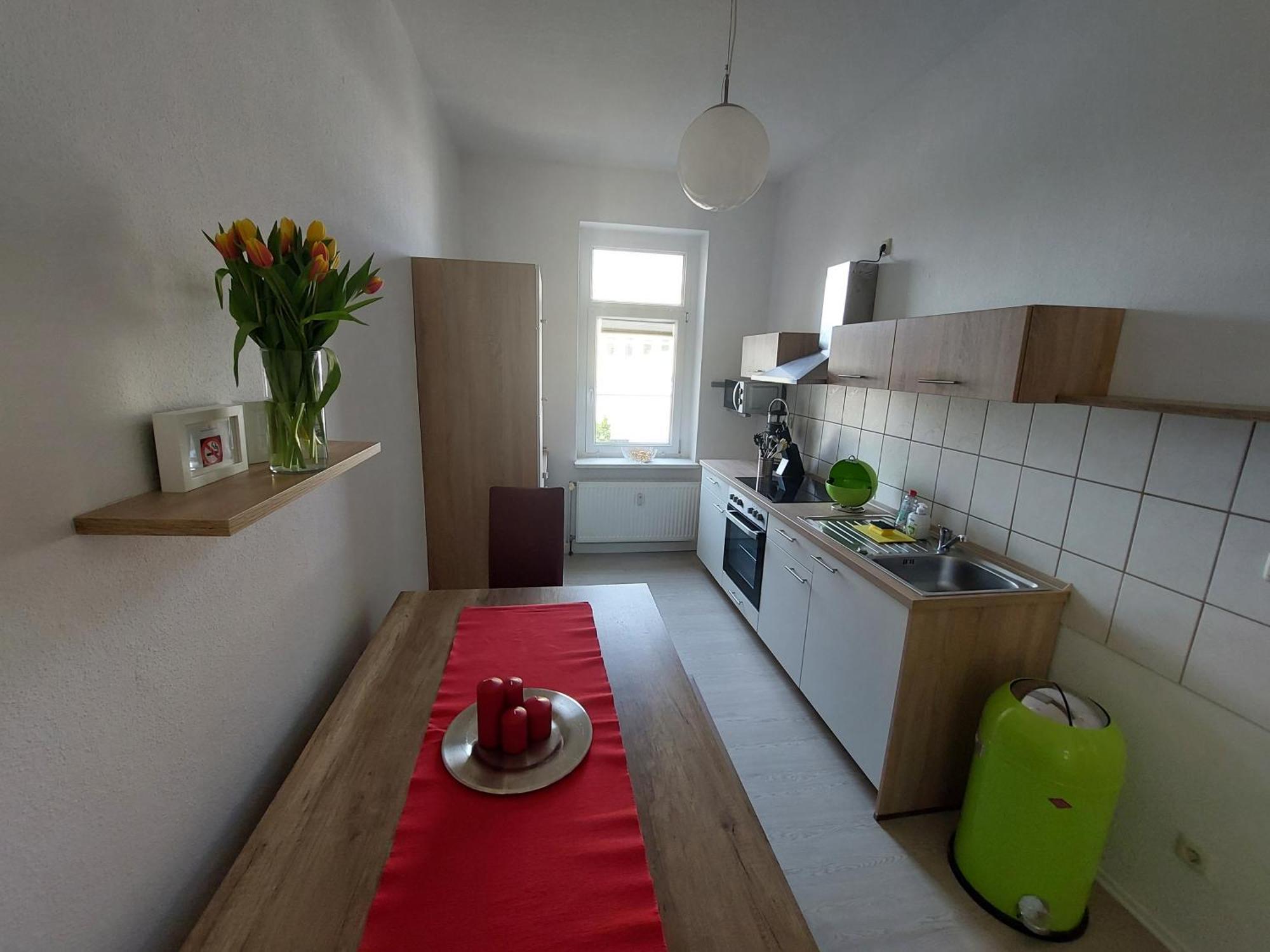 Schoene Zwei-Zimmer-Wohnung "W2" Mit 4 Einzelbetten Und Wlan In Zwenkau Bei Leipzig Im Neuseenland 部屋 写真